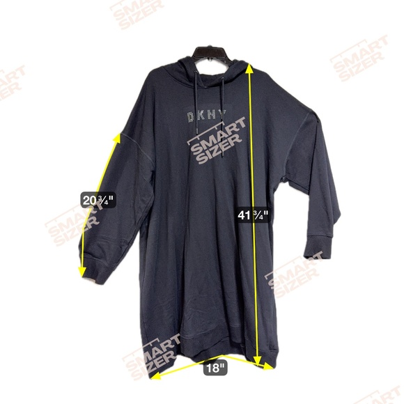 DKNY Sport Women's Hoodie 3X Black Rhinestone Logo Sweater Long Sleeve NEW - Picture 10 of 10